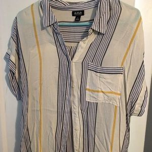 A.N.A short sleeve button down